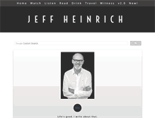 Tablet Screenshot of jeffheinrich.com